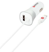 2.900617 - USB Car Charger, 1x USB A, 1x Micro USB, 5V, 1A/2A