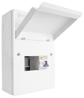GUEB563RCD3 - Metal Garage Consumer Unit, 5 Way, 63A RCD