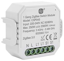 CSP043 - Smart Switching Module, 1 Gang, 10A, 250W