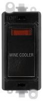 GM2018NBK-WC - Switched Module with Neon, 20AX, Double Pole, "WINE COOLER"