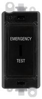 GM2046BKET - Double Pole Keyswitched Module, 20AX, "EMERGENCY TEST"