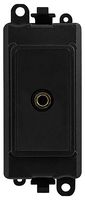 GM2496BK - GridPro 3.5mm Audio Jack Outlet Module