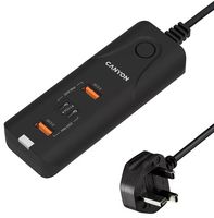 CNE-CHA10B-UK - USB Desktop Charger, 2x USB A, 2x USB C