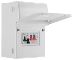 CFUEV1RDA-01 - Electric Vehicle Consumer Unit, 5 Way, 100A Main Switch, 40A/30mA RCBO, White