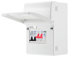 CFUEV2-01 - Electric Vehicle Consumer Unit, 5 Way, 100A Main Switch, White