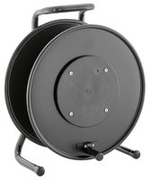 HT380.SO BLACK - Empty Hand Wound Cable Reel, 380mm, Black