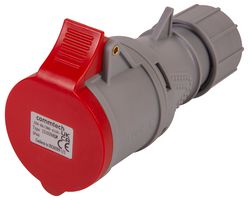 PELB2310 - Cable Mount CEE Socket, 3P+E, 32A, 400V, Red, IP44
