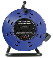 PELB2423 - 2 Gang Mains Extension Reel, 13A, 50m