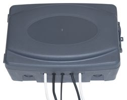 E804B - Electrical Connection Box, 4 Gang, Grey, IP54