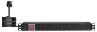 P710E4 - 19" Power Distribution Unit, 4 Gang, 1U, 2m
