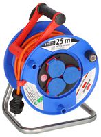 1218740 - 3 Gang Garant Cable Reel, 230V AC, 16A, 25m, IP44