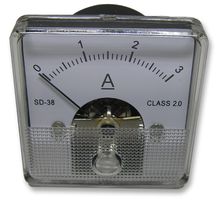 SD-38/0-3A - Analogue Panel Meter, DC Current 0A to 3A
