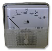 SD-60/0-20MA - Analogue Panel Meter, DC Current 0mA to 20mA