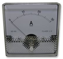 SD-81/0-30A - Analogue Panel Meter, DC Current 0A to 30A