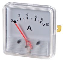 F3PAM602-10A - Analogue Battery Charge Panel Meter, Ammeter 0A to 10A