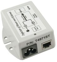 T4971ST - PoE Single Port Injector 48Vdc 0.35A 16.8W