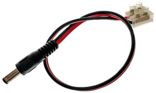 EXT-CAB-A-TERM - 2.1mm Red Black Cable to Terminal Block, 300mm