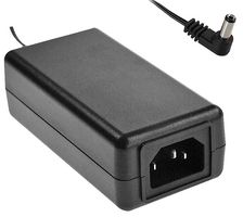 TP1024-RA - Desktop Power Supply, 12V, 5A, 60W, IEC C14, Right Angled 2.1mm Plug