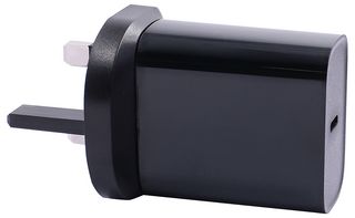 PELL0505 - USB C PD Mains Charger, 1x USB C, 20W, Black