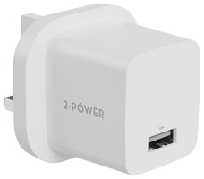 2PWC12W01-UK - USB PD Mains Charger, 1x USB A, 12W