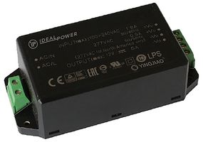 56YSM60T-15004000 - AC/DC Enclosed Power Supply, 15V DC, 4A, 60W