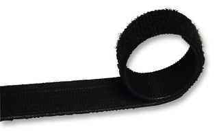 E22901633099925 - VELCRO® Brand Hook & Loop Fastener - Black 15mm x 25m Reel