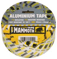 2ALUM50 - 50mm x 45m Mammoth Aluminium Foil Tape, Silver