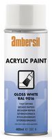 ACRYLIC PAINT GLOSS WHITE RAL 9016 - Acrylic Paint Gloss White RAL 9016, 400ml