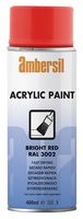 ACRYLIC PAINT BRIGHT RED RAL 3002 - Acrylic Paint Bright Red RAL 3002, 400ml