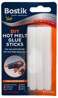 30813369 - 100mm x 11mm DIY Hot Melt Glue Gun Sticks, 6 Pack