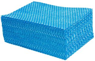 VLD 01 B - All-Purpose Cleaning Cloths Blue, 50 Pack
