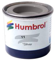 AA0120 - Silver Metallic Enamel Paint, No 11 - 14ml