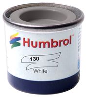 AA1434 - Satin White Enamel Paint, No 130 - 14ml
