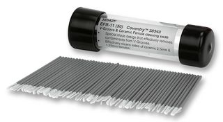 38542F - V-Groove & Ceramic Ferrule Cleaning Swabs, 50 Pack