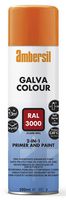 GALVA COLOUR RED RAL 3000 - 2 In 1 Galvanising Primer and Paint Spray Flame Red RAL 3000, 500ml