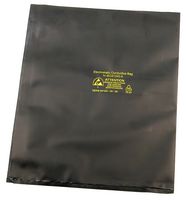 203531 - Black Conductive Heat Seal ESD-Safe Bag, 100mm x 100mm, 100 Pack