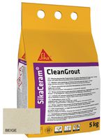 SKCMCGBEIG5 - SikaCeram CleanGrout Floor & Wall Tile Grout, Beige 5kg