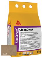 SKCMCGSAN5 - SikaCeram CleanGrout Floor & Wall Tile Grout, Sand 5kg
