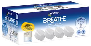 30624758 - Breathe Moisture & Damp Absorbing Dehumidifier Refill Tablets, 4 Pack