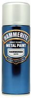 5084784 - Direct to Rust Hammered Finish Metal Aerosol Paint, White - 400ml