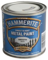 5084857 - Direct to Rust Smooth Finish Paint, White - 250ml