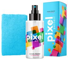 PP-120 - Screen Cleaner Spray & Microfibre Cleaning Cloth Set, 120ml
