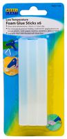 PAD1100 - 100mm x 11mm Low Temperature Foam Glue Sticks, 6 Pack