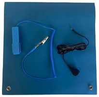 CQ-ESD-MAT-1X1 - 300mm x 300mm ESD Rubber Bench Mat, Blue