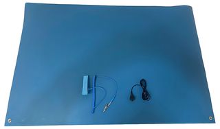 CQ-ESD-MAT-2X3 - 300mm x 900mm ESD Rubber Bench Mat, Blue
