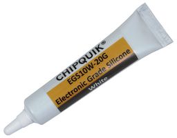EGS10W-20G - Electronics Grade Silicone Adhesive Sealant, White - 20g Tube