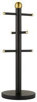 SWKA17520BLKN - Gatsby Mug Tree, Black and Gold