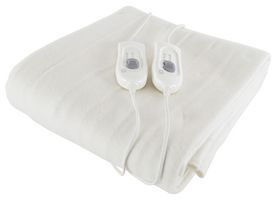 F905 - StayWarm King Size Bed Electric Heated Underblanket, White