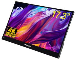 32239 - PMT-17-4K 17.3" 4K UHD IPS Portable Touchscreen Monitor, HDMI 2x USB-C