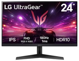 24GS60F-B.AEK - 23.8" UltraGear Full HD IPS Gaming Monitor, DisplayPort HDMI